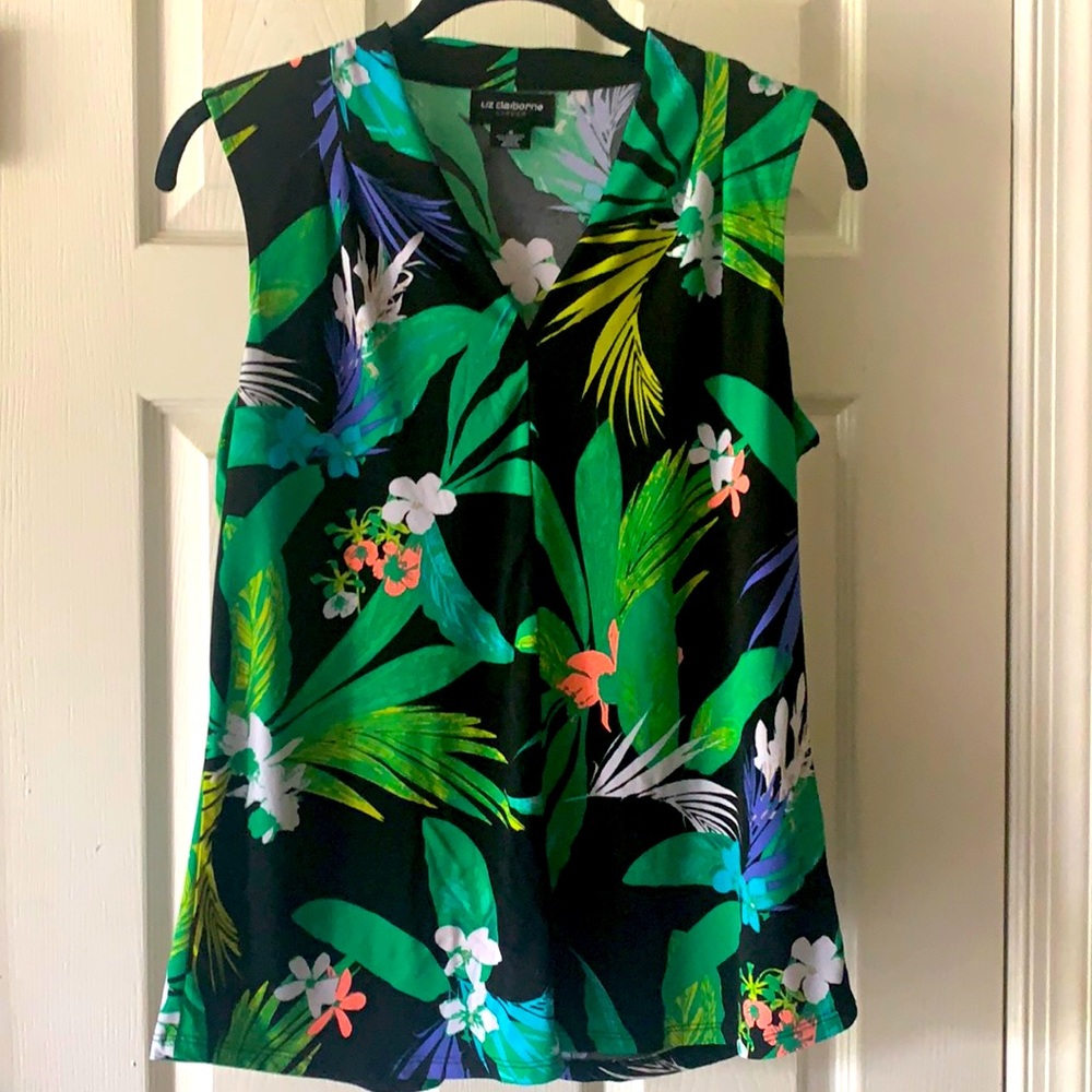 Liz Claiborne sleeveless career top